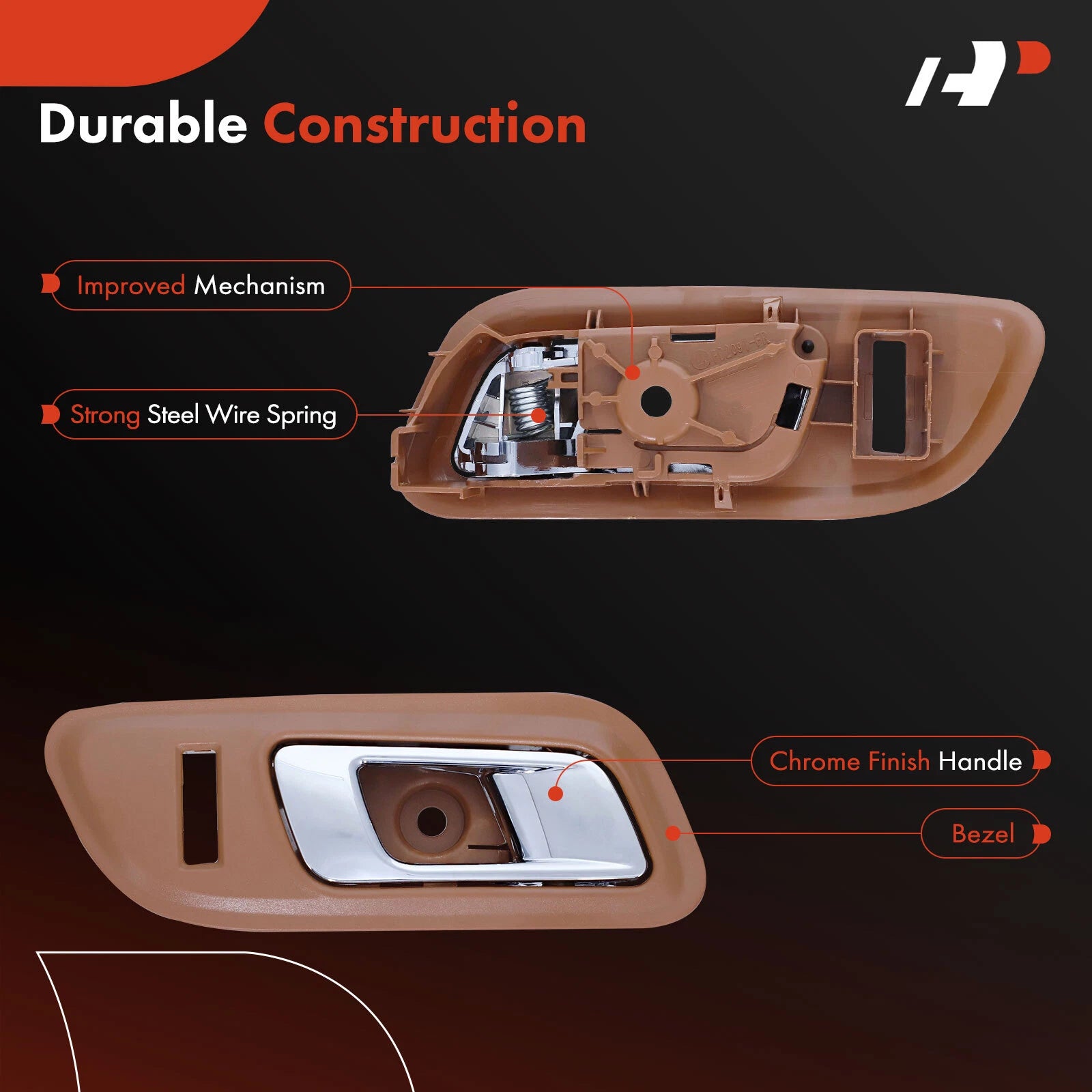 Front Right Interior Door Handle for Ford Taurus (2010-2012)