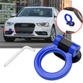 JDM Blue Racing Tow Hook Ring for Audi A4 (2009–2016)