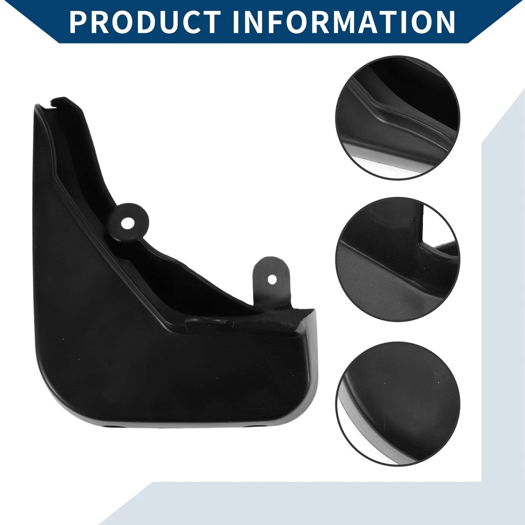 Set of 4 Mud Flaps Splash Guards for Mercedes-Benz E Class (2008–2013)