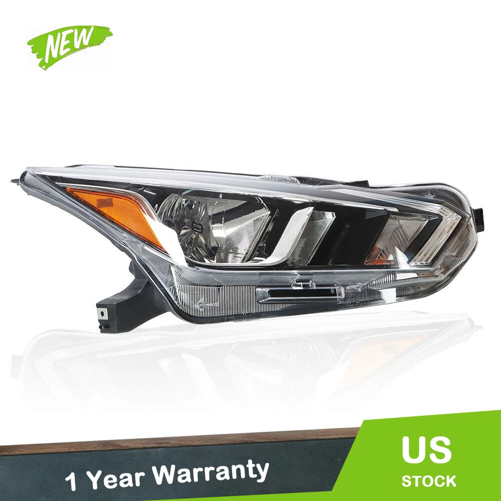 Chrome Headlight Lamp for Nissan Versa S SV (2020–2021) Right Side