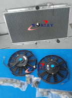 Aluminum Radiator & Fans for Honda Prelude 2.2L, Accord CD (1993-2001)