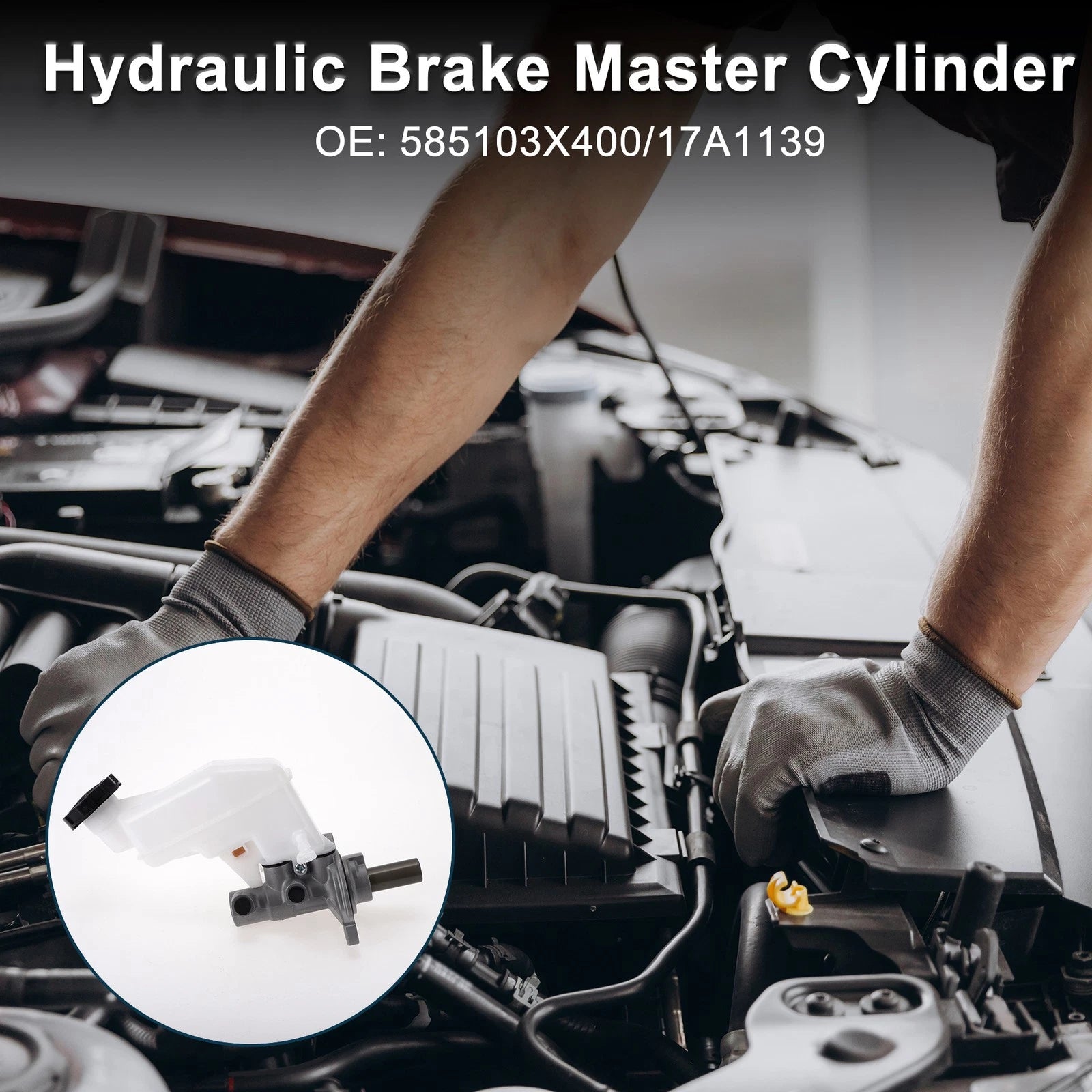Brake Master Cylinder with Reservoir No. 585103X400/17A1139 for Hyundai Elantra (2011–2016)