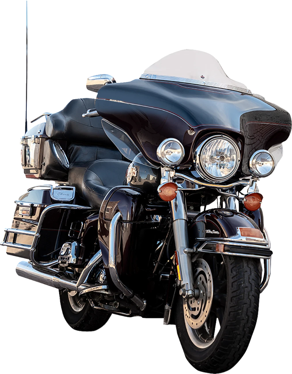 Klock Werks Flare Windshield 6.5" Clear for FLH (Fits ) KWW-01-0701