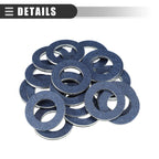 20 Pcs Oil Drain Plug Gaskets for Scion TC (2005–2016) No. 90430-12028 Blue