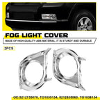 Set of 2 Fog Lamp Covers Bezels for Toyota 4Runner (2010–2013) LH+RH