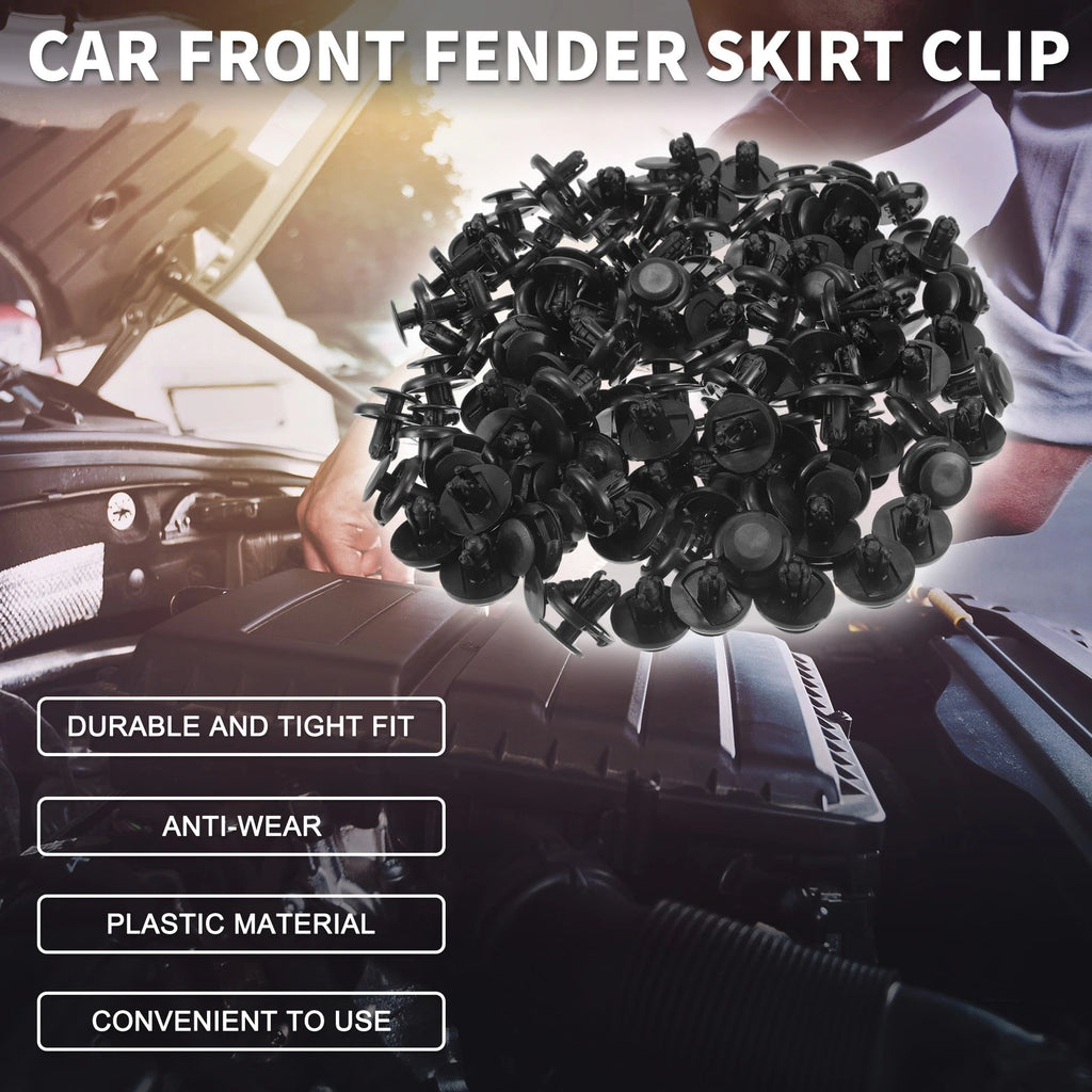 100 Pcs Front Fender Skirt Clip for Toyota Sienna (1998–2020) & Camry