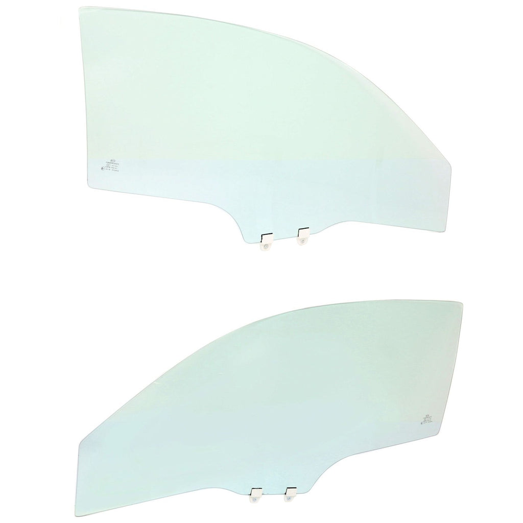 Set of 2 Front Door Glasses for Coupe
