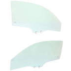Set of 2 Front Door Glasses for Coupe