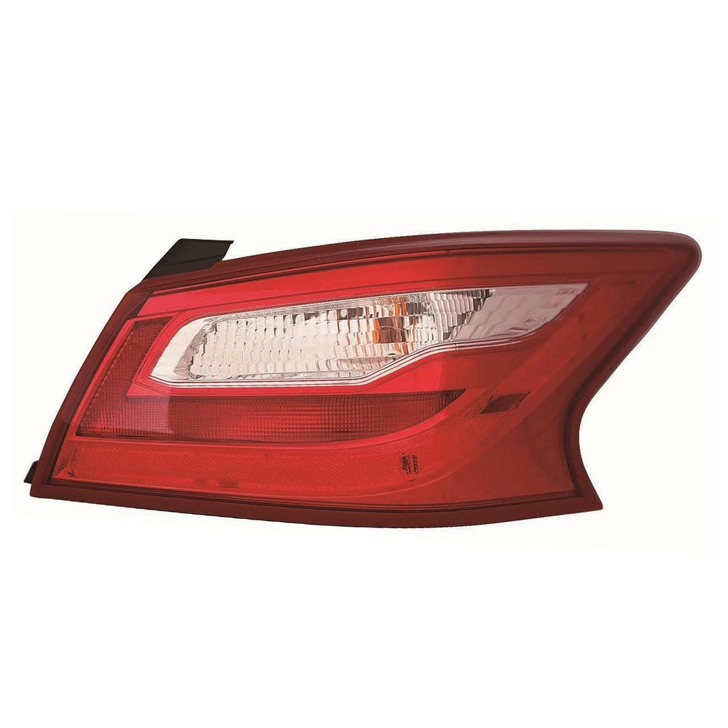Replacement Smoked Passenger Side Outer Tail Light Assembly for Honda Civic (2016–2021)