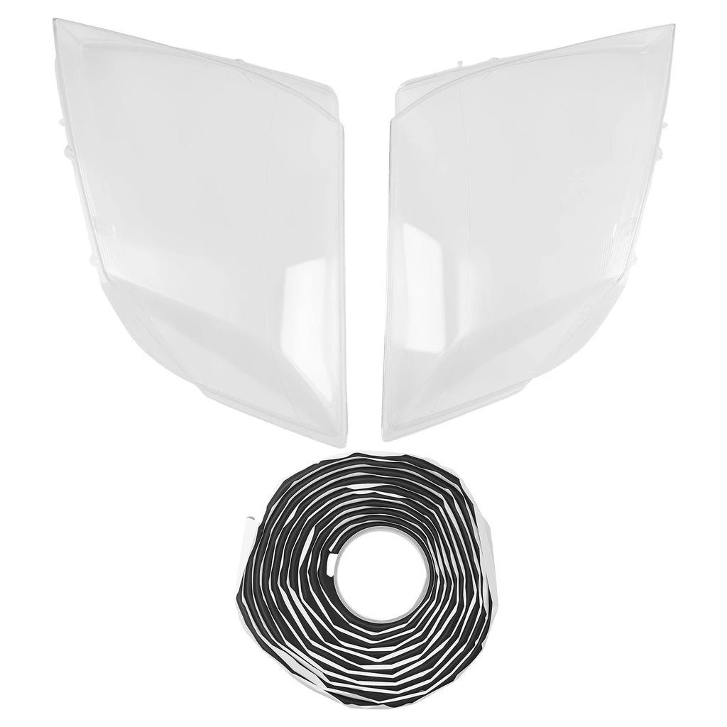 Pair Transparent Headlight Lens Cover for Cadillac CTS (2008–2013)