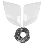 Pair Transparent Headlight Lens Cover for Cadillac CTS (2008–2013)