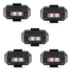 5pcs LED Strobe Light for Car Motorcycle Drone (Emergency Warning)