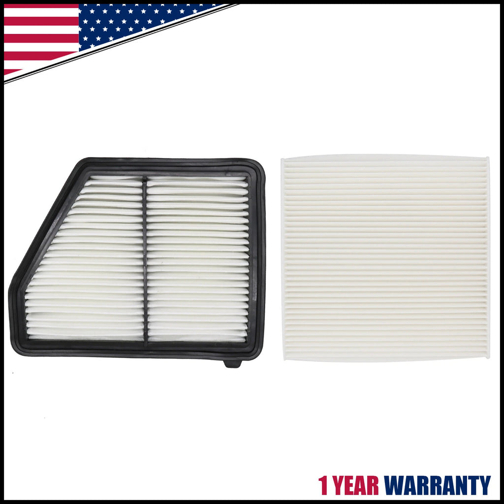 Set of 2 Air Filters for Honda Civic 2.0L (2016–2022)