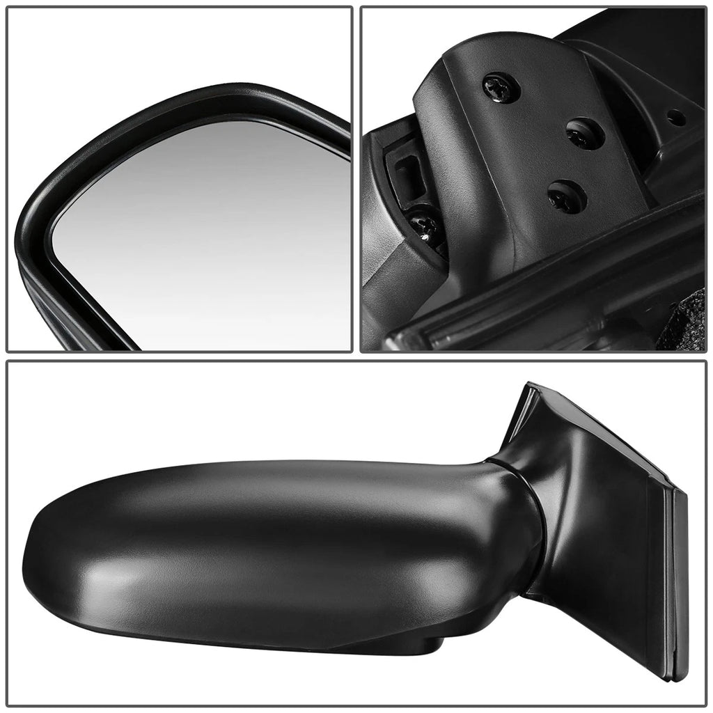 Left Manual Side View Door Mirror for Toyota Sienna (1998–2003) TO1320134