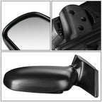 Left Manual Side View Door Mirror for Toyota Sienna (1998–2003) TO1320134