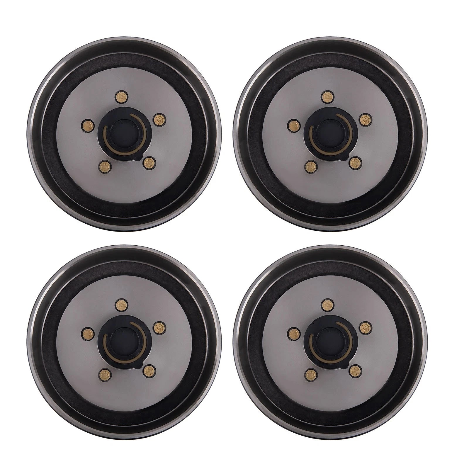 Set of 4 Electric Brake Drum Bearing Kits for 3500 lbs Axles