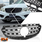 Diamond Mesh Grille with Badge Slot for Mercedes-Benz E250-E550 (2014–2015)
