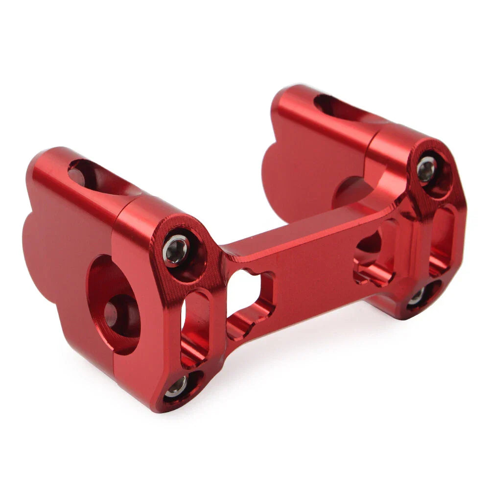 Red CNC Height Riser Handlebar Clip Adapter for BMW R1200GS LC/Adventure (2014-2020)