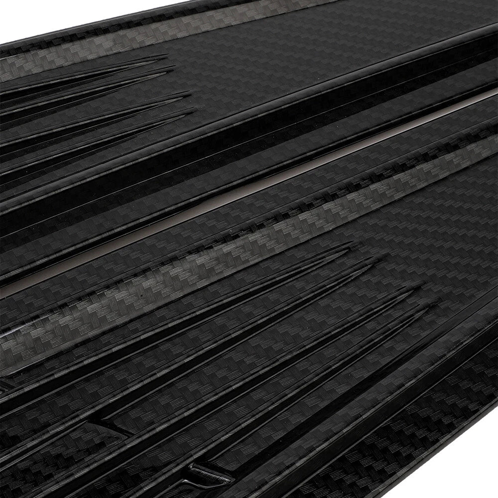 Carbon Fiber Air Flow Hood Scoop Cover Trim for Universal Fit