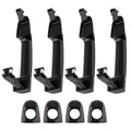 Set of 4 Black Outside Door Handles for Hyundai Elantra (2006–2010) 82652-2H000