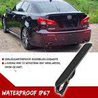 2X Smoked Lens Red LED Rear Bumper Reflector for Lexus ISF RCF (2008–2020)