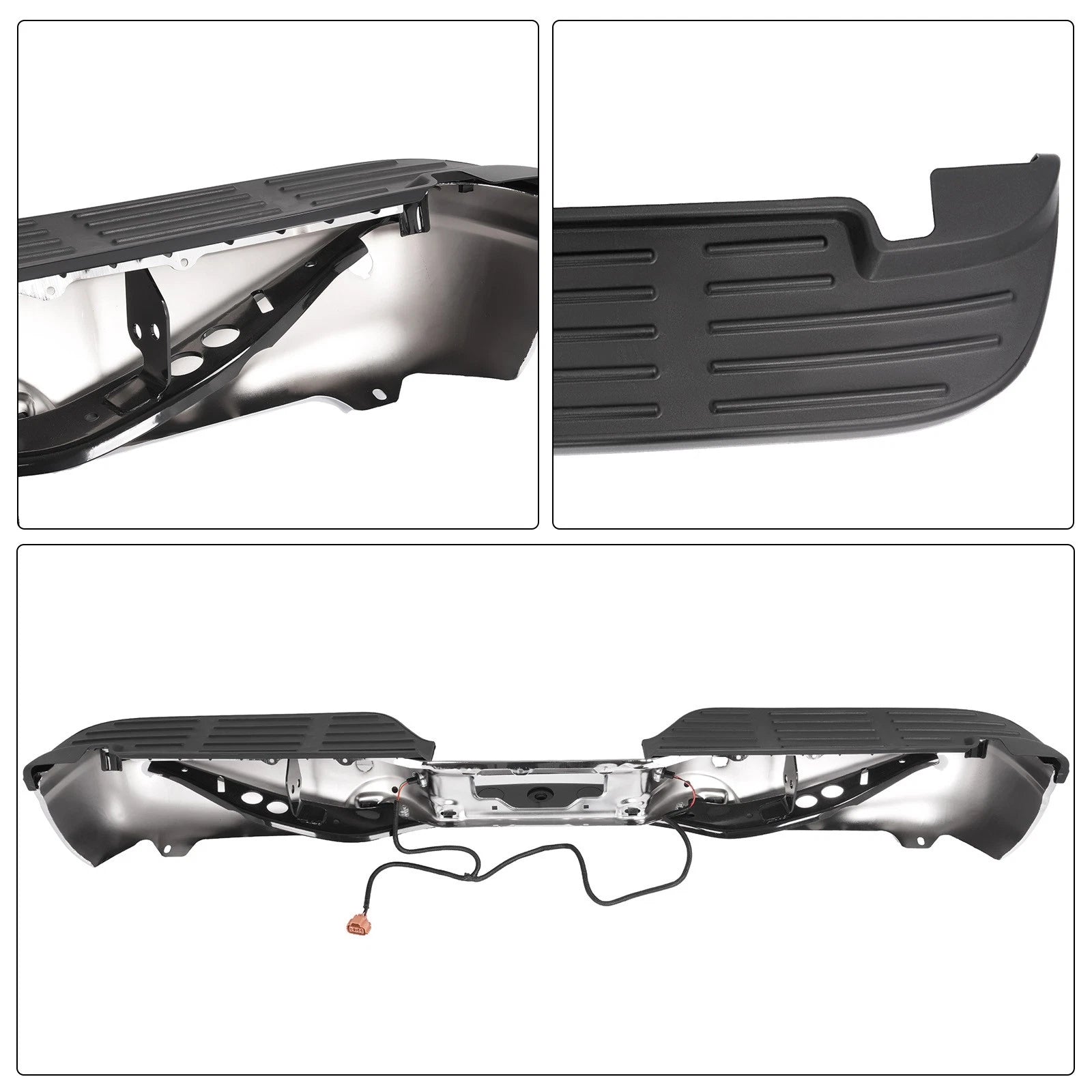 Complete Rear Step Bumper Assembly for Ford F250 F350 F450 Super Duty (1999–2007)