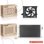 A/C Condenser & Cooling Fan Assembly Kit for Kia Sorento (2014–2015)