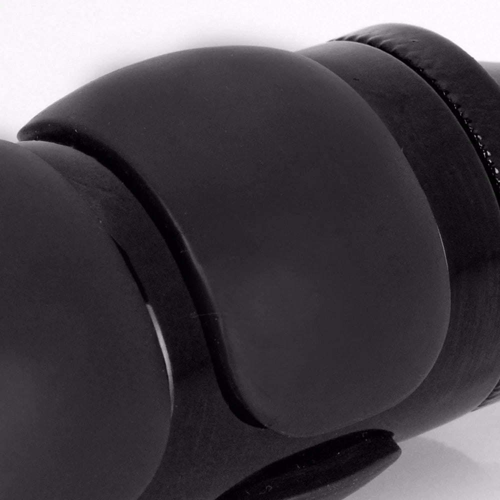 Spike Black Rubber Hand Grips for Harley Cruiser Chopper (1" 25mm)