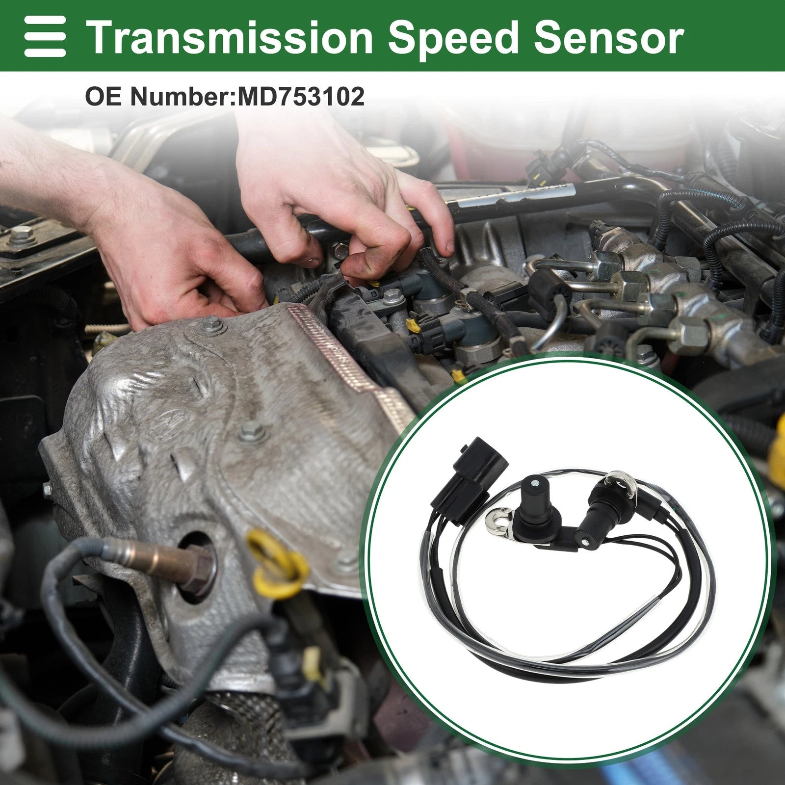 Generator Speed Sensor for Mitsubishi Galant (1993–1997) No.MD753102