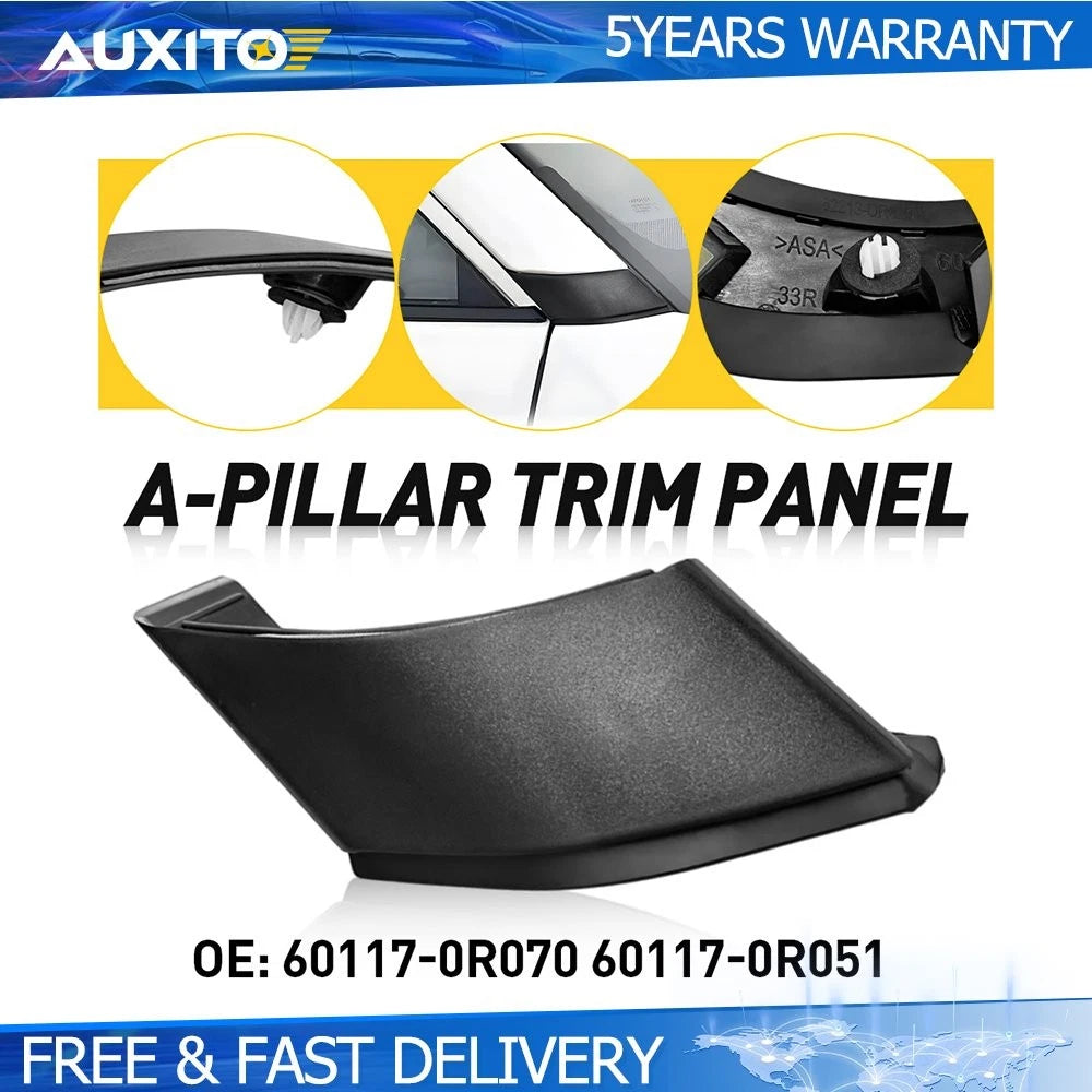 Passenger A-pillar Trim Panel Cover for Toyota RAV4 (2019–2023) 60117-0R070