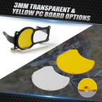 Headlight Protector for BMW R1250GS (2020–2023) - Clear/Yellow PC Boards