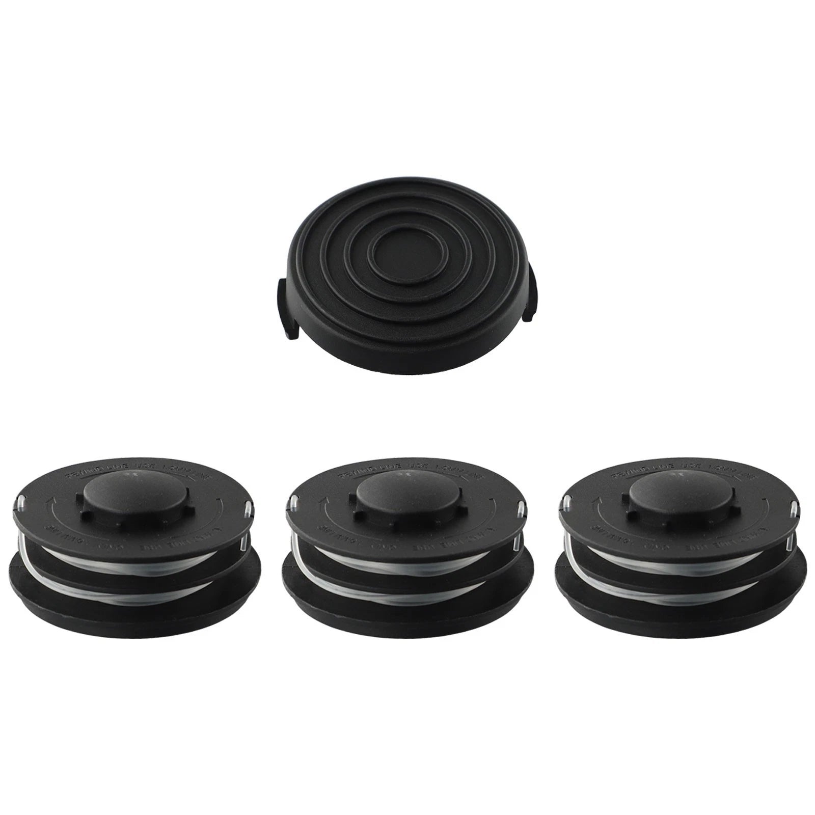 Set of 2 Spools Cap Cover for Einhell GC-ET 4530 (3405685)