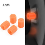 Set of 4 Valve Covers for - Orange, Pink, Red, Yellow, Blue