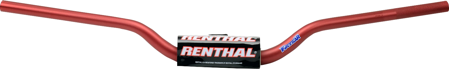 Renthal Fatbar Handlebar for Trials 100 Bou/Lampkin (673) - Red 673-01-RD