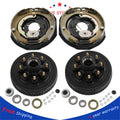 Set of 2 Trailer Hub Drum Kits with Electric Brakes for 7000lb Axle