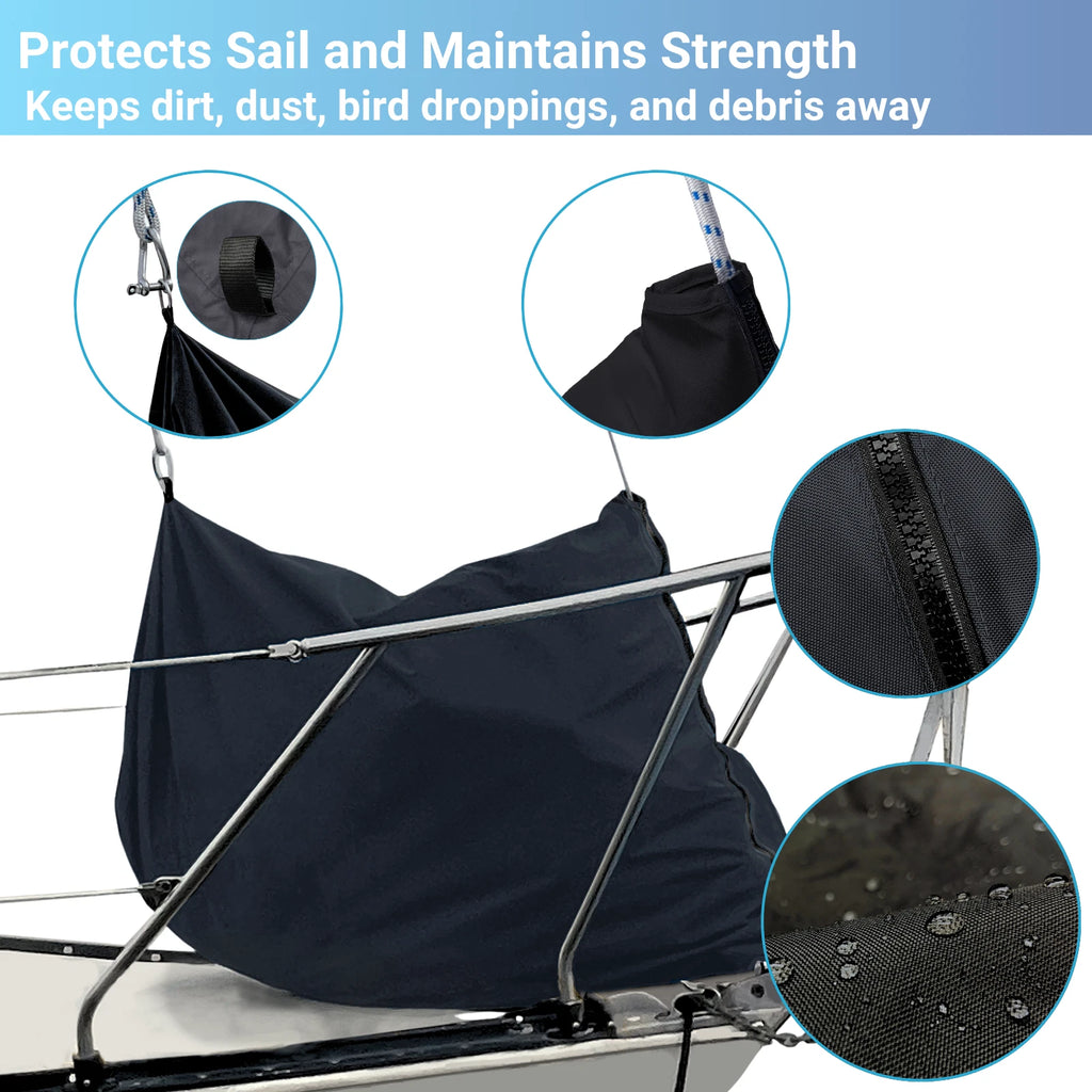 Waterproof Sail Storage Bag for Sailboat (600D, UV Protection)