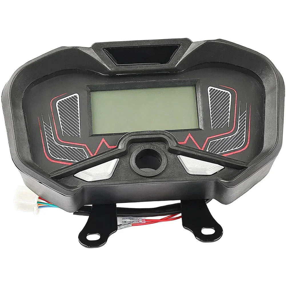 LCD Voltage Meter and Speedometer 48V 60V 72V for Electric Tricycle Front Mount