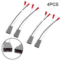 4x Car Speaker Connector Harness Adapter for CRV (1997–2011)