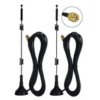 2X 9dBi Omnidirectional WiFi Antenna for RP-SMA Router Compatibility
