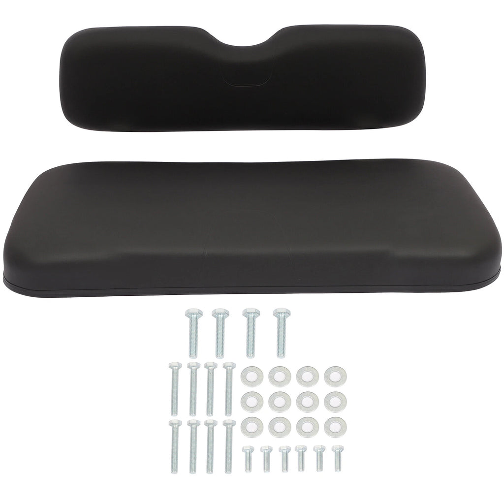 Seat Cushion Set for EZGO Golf Cart (Black)