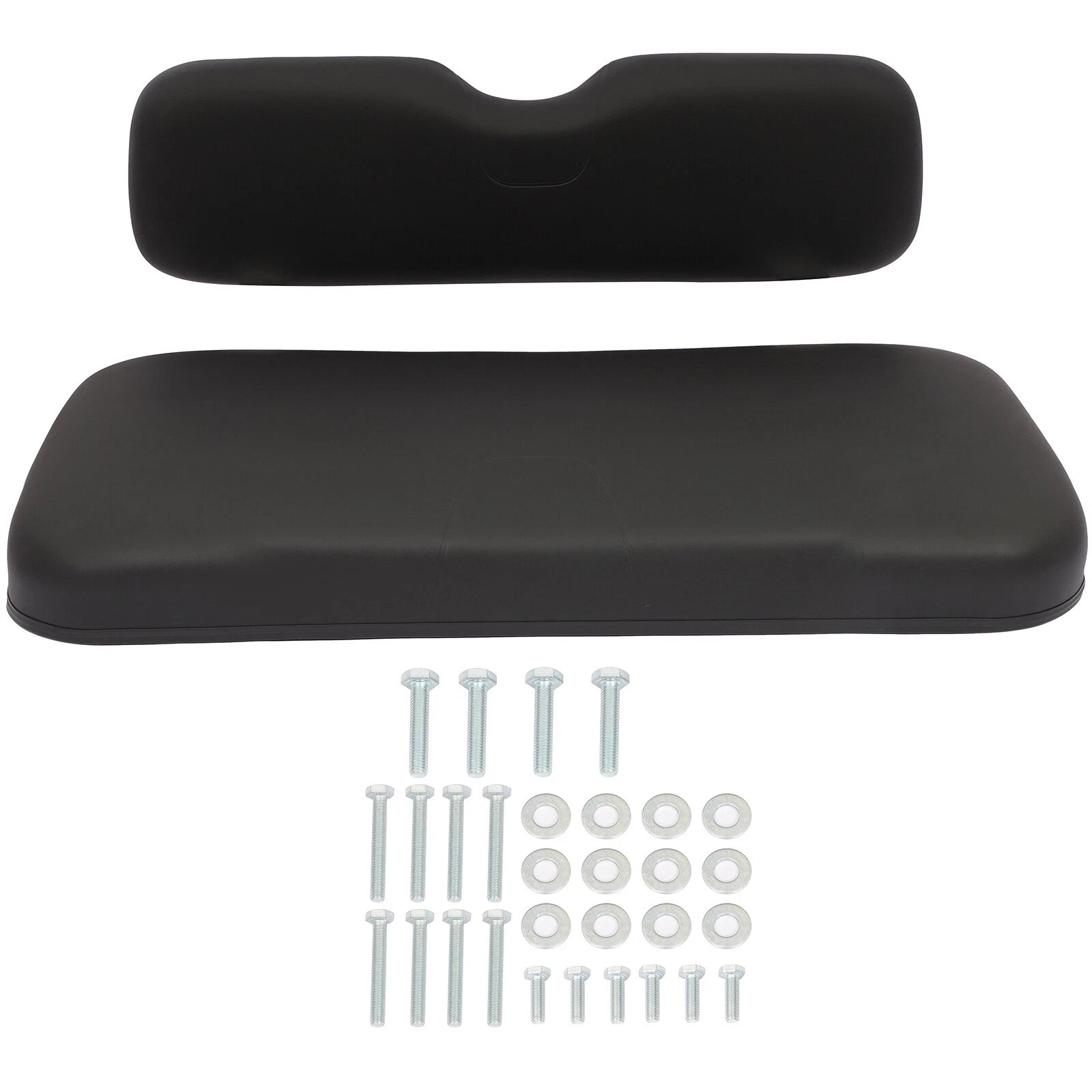 Seat Cushion Set for EZGO Golf Cart (Black)
