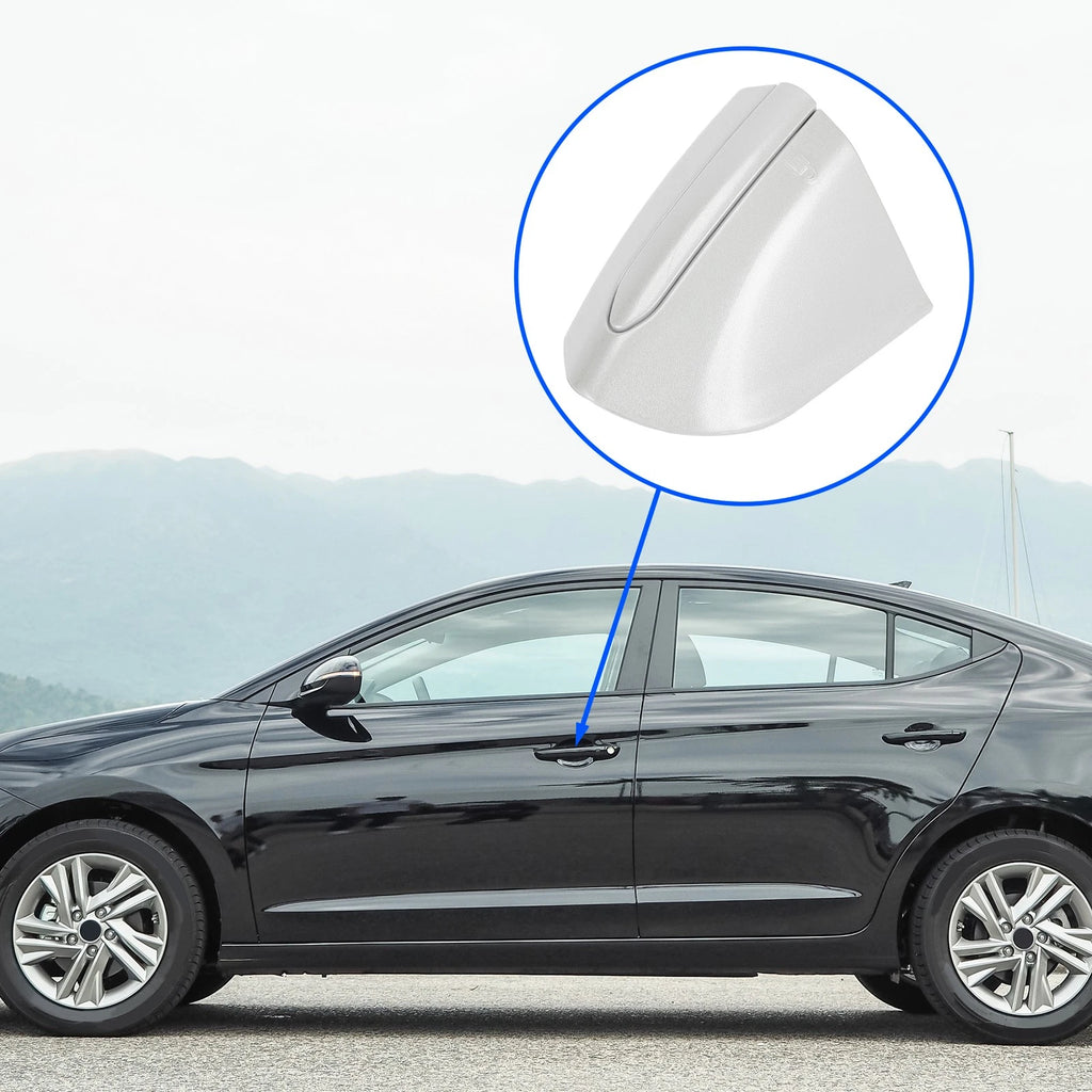 Front Left Door Handle Protector for Ford Mondeo Edge Taurus (2013–2020) White