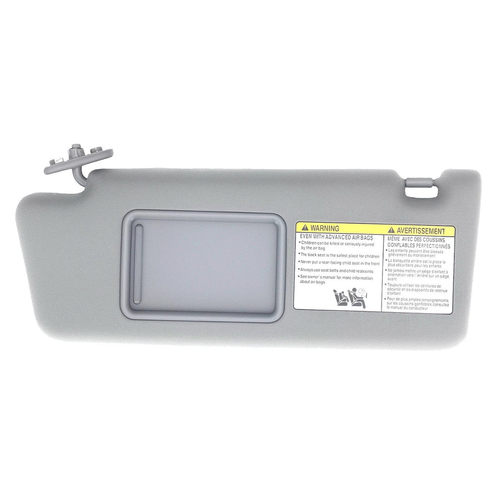 Driver Gray Visor w/ Mirror for Toyota Tacoma (2005–2015) 74320-04181-B1