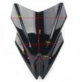 ABS Motorcycle Windscreen Black Windshield for Kawasaki Ninja 650 (2017-2019)