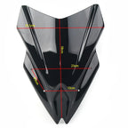 ABS Motorcycle Windscreen Black Windshield for Kawasaki Ninja 650 (2017-2019)