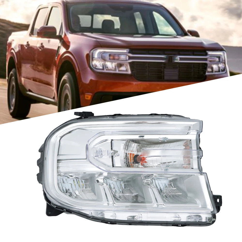 Headlight for Ford Maverick XL/XLT (2022–2024) Clear Right Side Housing