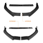 Carbon Fiber Look MP-Style Front Bumper Lip for Toyota Sienna (2018–2020)