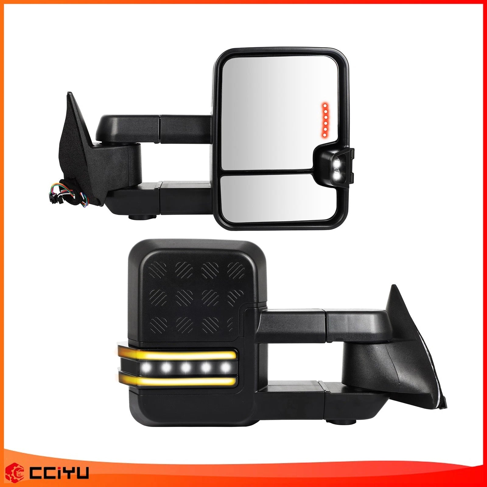 Power Heated Arrow Signal Towing Mirror for Chevrolet C/K Pickup Suburban (1988–1998)