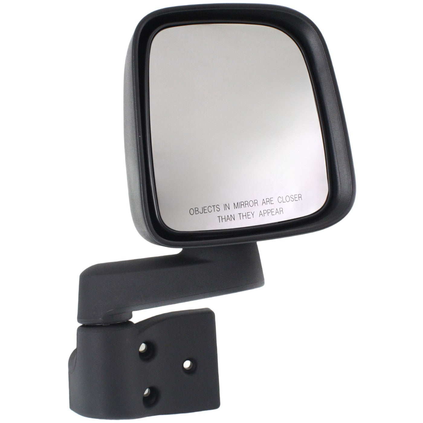 Right Manual Folding Mirror for Jeep Wrangler (2003–2006) Textured Black