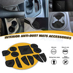 Soft Black Car Interior Anti-Dust Mats Accessories for Dodge Challenger (2015–2023)